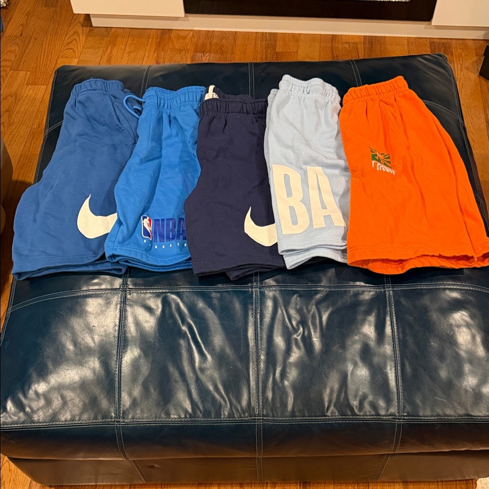 Nike n NBA Men’s Shorts Set - Blue, Navy, Light Blue, Orange